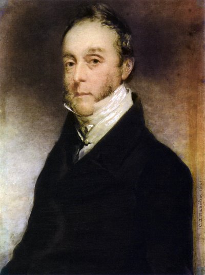 Portrait of George Hay Dawkins-Pennant by Charles J. Basébé